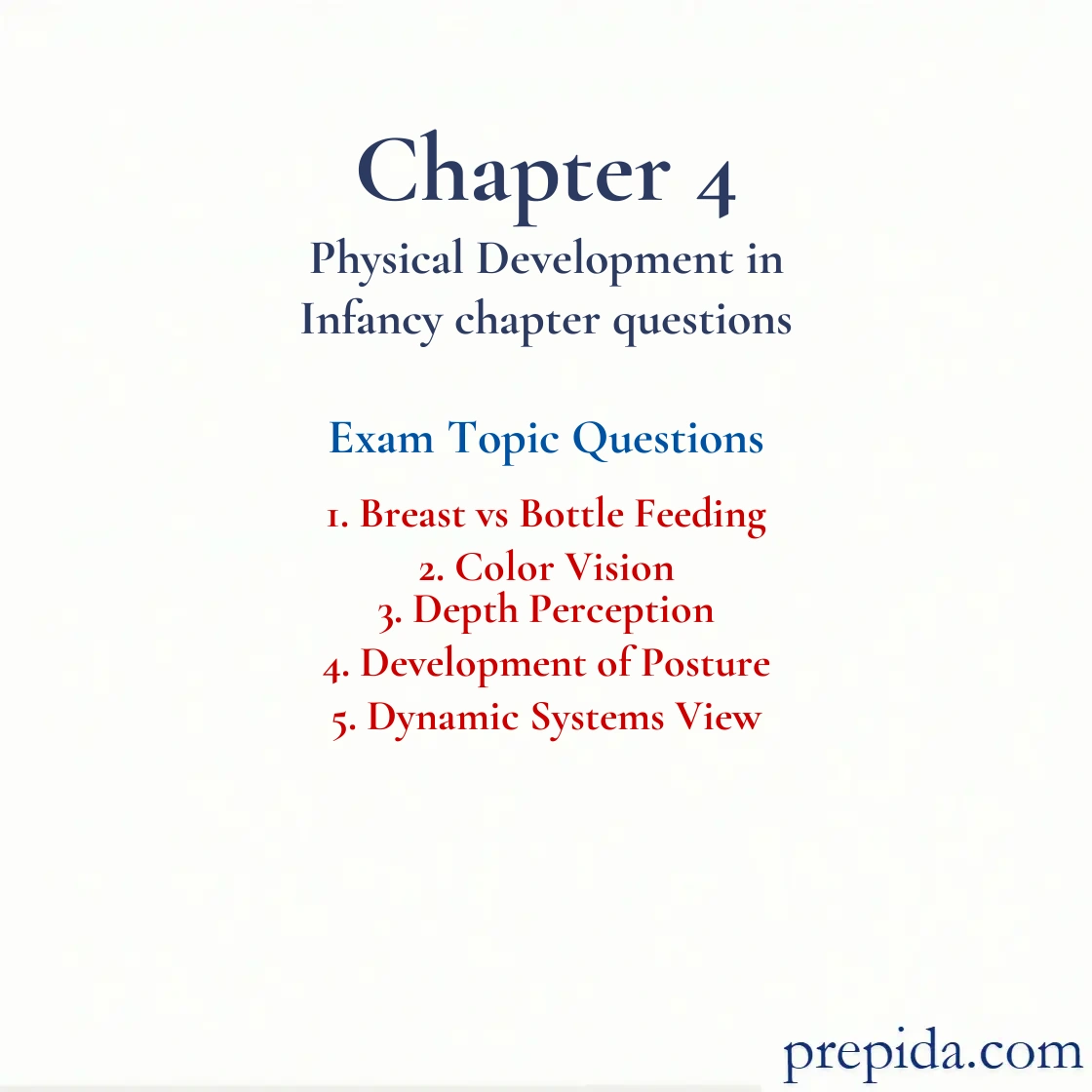 Dominate Your Exam Breast vs Bottle Feeding Exam Bank quiz answers: Breast vs Bottle Feeding and Color Vision