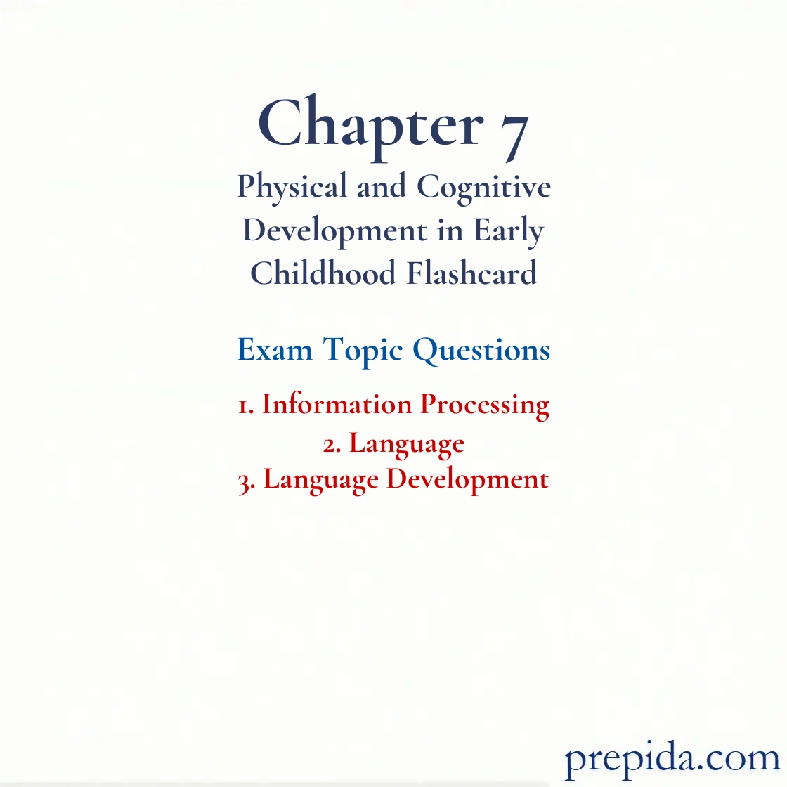 Try Exam Questions Information Processing and Language Mock Exam Quiz Answer Key: Information Processing and Language